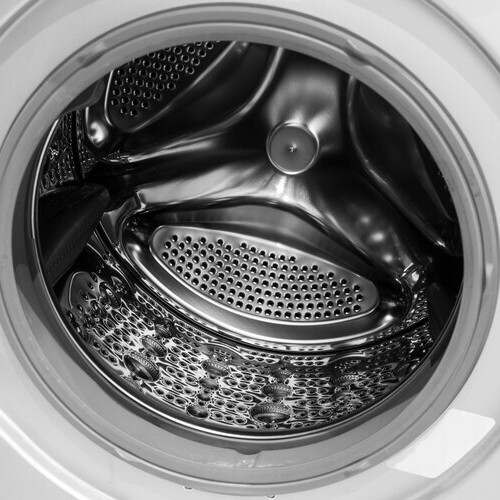 close-up of a washing machine